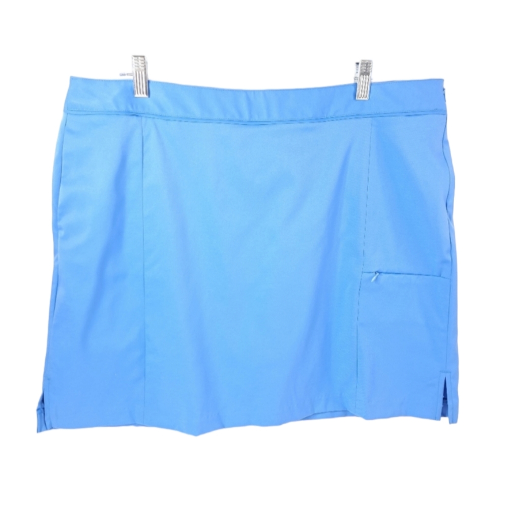 Greg Norman Women's Baby Blue Golf Skirt With In Built Underwear Size 16 - Picture 12 of 13